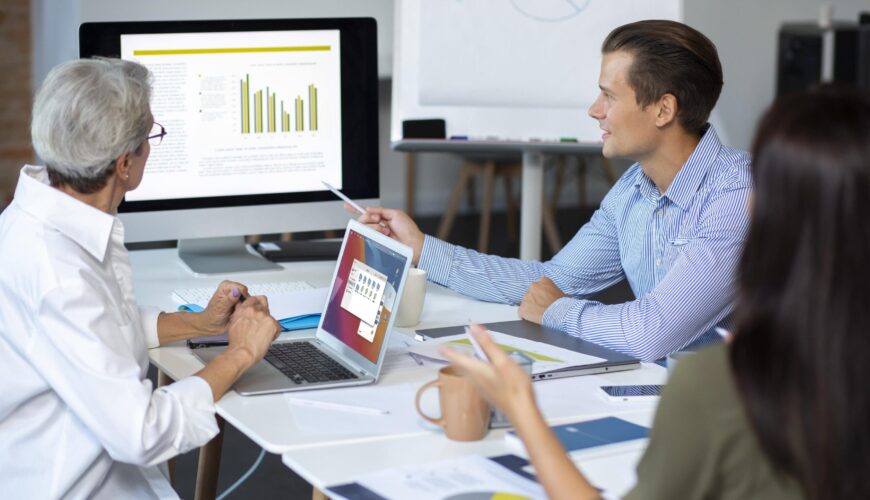 Réunion étude de marché b2b